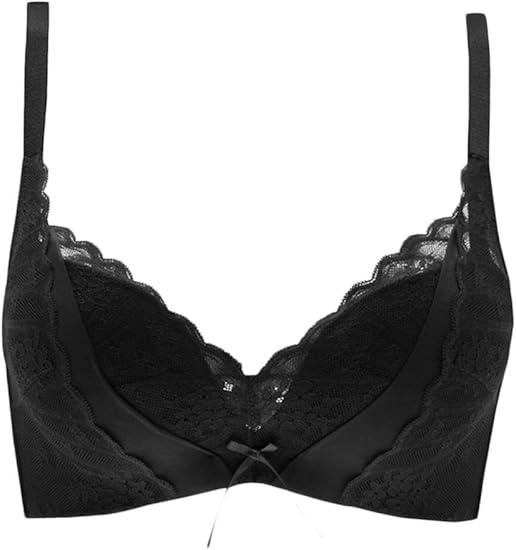 Vosujotis Women Everyday Bras Push up Floral Plus Size Comfortable