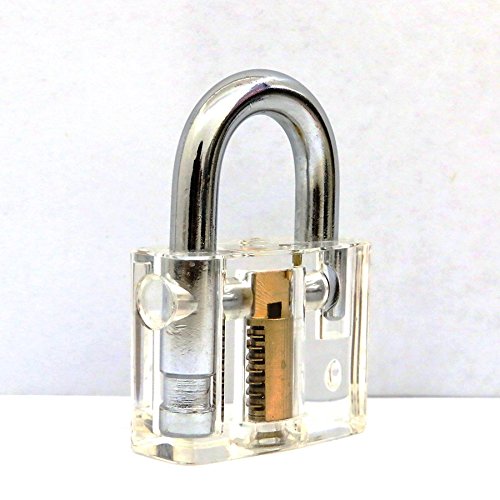 Suoyigou Training lock Professional Cutaway Inside view of Practice Keyed locks Training Skill Pick for Locksmith (Blade Lock)