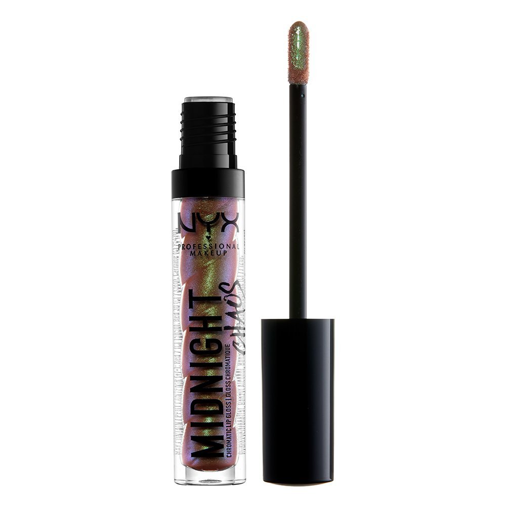 NYX PROFESSIONAL MAKEUP Midnight Chaos Lip Gloss, Undercover Gleam, 0.08 Ounce