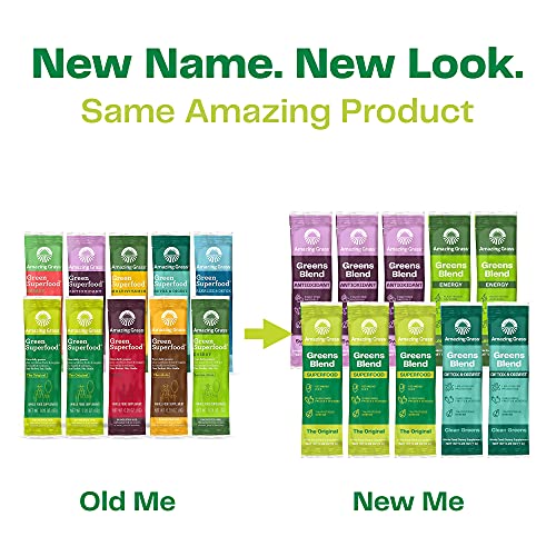 Amazing Grass Greens Blend Superfood Super Greens Powder Smoothie Mix with Organic Spirulina