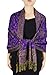 Peach Couture Elegant Double Layer Reversible Paisley Pashmina Shawl Wrap Scarf