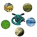 Lawn Sprinklers, Kany Circular Sprayer Durable Rotary Three Arm Water Sprinkler Water Entire Lawn And Garden Without Oscillating Systems Waste