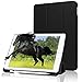 HBorna New iPad 9.7 2018/2017 Case (iPad 6/iPad 5/iPad Air/Air 2) with Pencil Holder, Folio Smart Case Hard Back Cover for 9.7 Inch Apple iPad Air 1 / Air 2, iPad 6th / iPad 5th Generation, Black