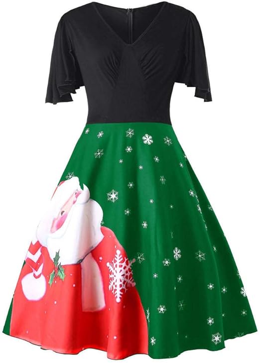 amazon ladies christmas dresses