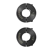 AZSSMUK Double Split Clamp-On Shaft Collars of