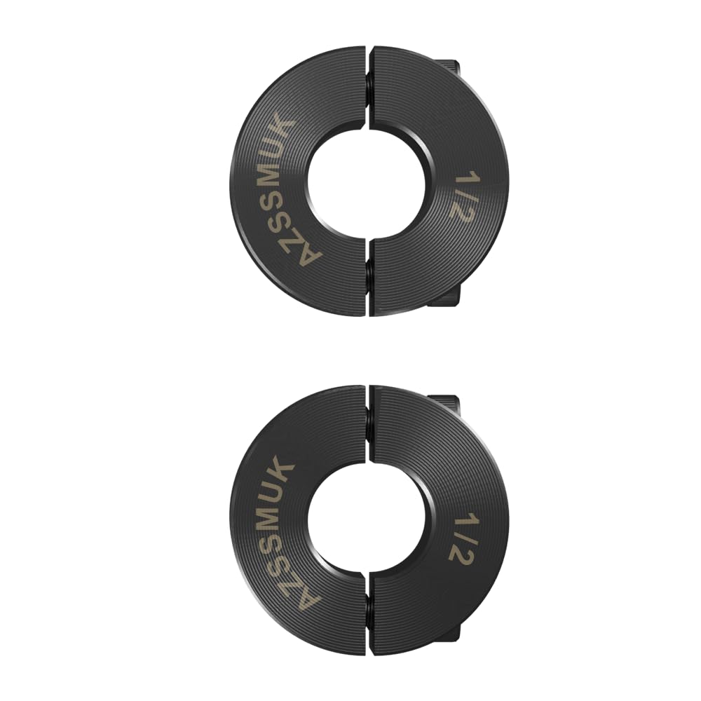 AZSSMUK Double Split Clamp-On Shaft Collars of