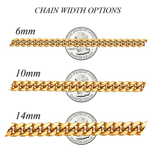 1 Chains+Neckace+Stainless+Jewellery+Golden