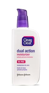 Cln&Clr Dual Mosit Size 4 Oz Clean & Clear Oil-Free Dual Action Moisturizer