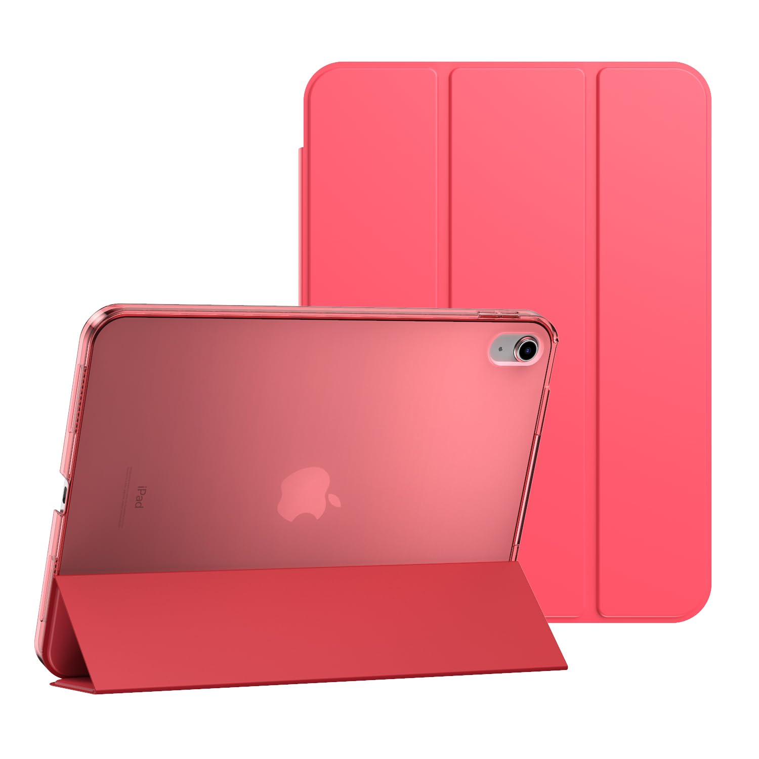 Smart Case For Apple iPad (A16) 11th Generation Released 2025 and For Apple iPad 10th Generation Released 2022 For Model numbers A3355, A3356, A3354, A2757, A2777, A2696. Magnetic Stand Cover (Red)