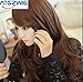 ATOZWIG@Fashion New Sexy Womens Girls Fashion Style Wavy Curly Long Hair Human Full Wigs Colors Black And Brown