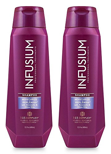 Infusium Moisturize & Replenish Shampoo, 13.5 Ounce (Pack of 2)