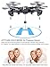 Foldable RC Camera Drone 8807W Wifi FPV 2.4G Altitude Hold Headless Quadcopter with 720P 2MP Wide Angle Camera by Fancywing