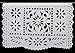 Paper Full of Wishes Medium White Tissue Papel Picado Banner - 12 Panels Over 16 Feet Long - Ideal for Baptisms, Weddings, Mexican Celebrations, Etc.