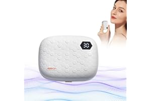 BNXXL SKIN Contact Lens Cleaner Machine, Soft Contact Lenses Cleaners Case with Night Light, Automatic Vibration Contact Lens Cleaning Kit for Traveling