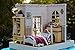 Flever Dollhouse Miniature DIY House Kit Creative Room with Furniture for Romantic Valentine's Gift(Sandy's Happy Hour)