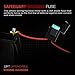 MICTUNING 12ft Wiring Harness Kit for Off Road LED Work Light Bar - Power Relay Blade Fuse ON/OFF Switch