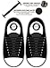 Kicks Adults Black - Tieless Elastic Silicone No Tie Shoelaces