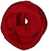 Simplicity 2 Pack Women's Winter Thick Chunky Knit Infinity Circle Ring Scarf, Burgundy