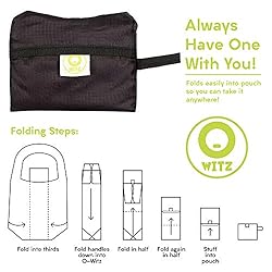 O-WITZ Reusable Grocery Bags | Vibrant Tote Bag For
