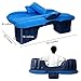 Car Travel Air Mattress Air Cushion Bed Multifunctional Mobile Inflatable Bed Cushion for Sleep Rest and Intimate Motion (Blue)