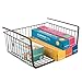 iDesign York Metal Under Shelf Storage Basket Storage Organizer for Kitchen, Bathroom, Office, Bronze