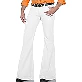 Men's Relaxed Stretch Vintage 60s 70s Bell Bottom Fit Comfort Flared Retro Leg Denim Jeans