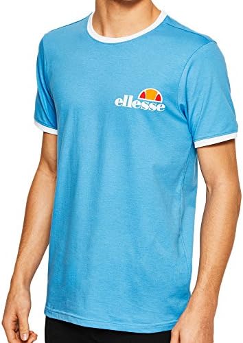 ellesse Agrigento Silver Lake Cotton Logo T-Shirt XXL Sky Blue