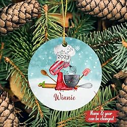 Personalized Baker Ornament Gift for Christmas 2025