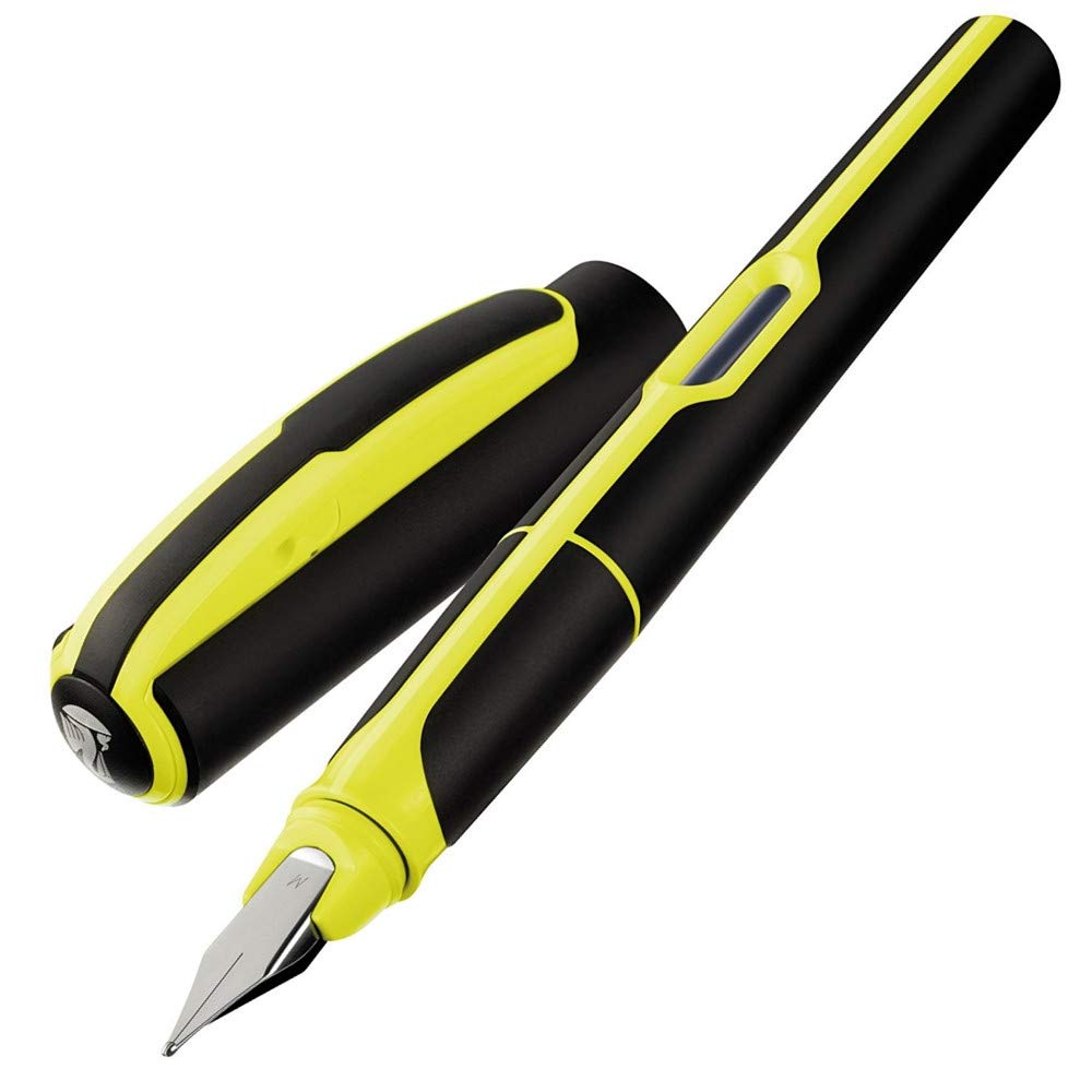 Pelikan 939850 Fountain Pen, Style neon, Spring M, Yellow