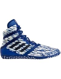 purple and gold wrestling shoes