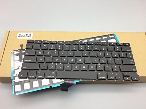 Replacement Keyboard Backlit for MacBook Pro: A1502 13 Inch Laptop Keyboard for Retina Series 2013-2015 Black US Layout Compatible with Part Numbers ME866 ME865 ME864