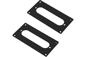 VICASKY 2PCS Guitar Humbucker Pickup Ring, Metal Mounting Frame Single Coil Frame with Screws for Electric Guitar Bridge Pick