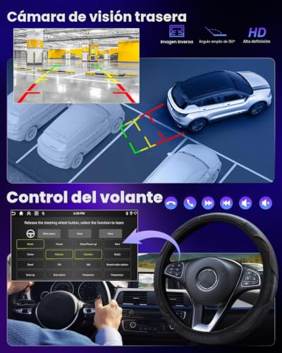 4+64G Car Radio for Citroën Jumpy 3/Peugeot Expert/Toyota Proace 2016-2021 with Carpla Android Auto - Radio Support WiFi GPS Steering Wheel Control + Reverse Camera