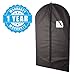 Plixio Black Garment Bags for Hanging Clothes, Men Suit Bag for Travel and Clothing Storage of Women Dresses, Shirts, Fur Coats, Dance Costumes Suit Cover - Closet Storage Long Garment Bags w/Zipper