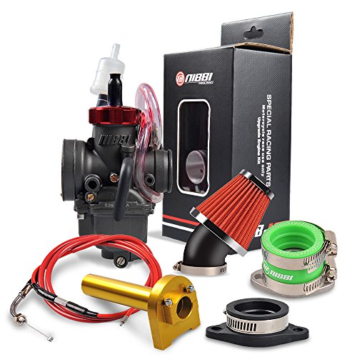 Buy Nibbi Stainless Carb PE PWK 26mm 28mm 30mm Carburetor Injector Flat