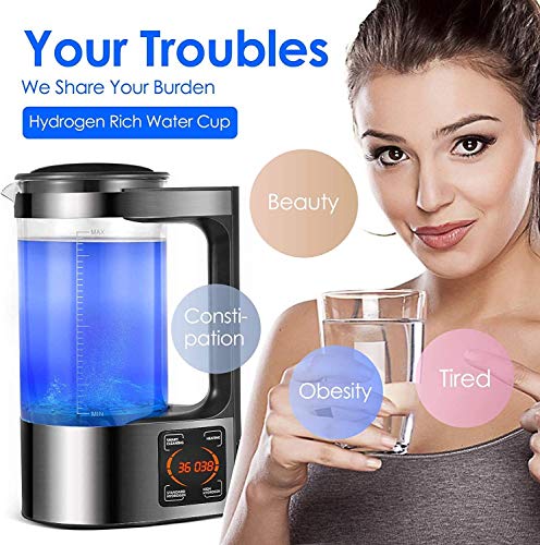 Hydrogen Water Bottle Generator Portable Hydrogen Water Ionizer 