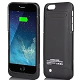 For iPhone 6/6s Charger Case, BSWHW 3500mAh 4.7 iPhone 6/6S Portable Battery Case with Pop-out Kickstand Extended Battery Pack Rechargeable Power Protection case Backup Juice Bank , Black