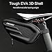 CoolChange Bike Saddle Bag Large Capacity | Hard Shell | Quick Release | Water Resistance Cycling Bag (Large)