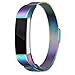 For Fitbit Alta HR and Alta Bands, bayite Replacement Milanese Loop Stainless Metal Mesh Bands Large Pearlescent