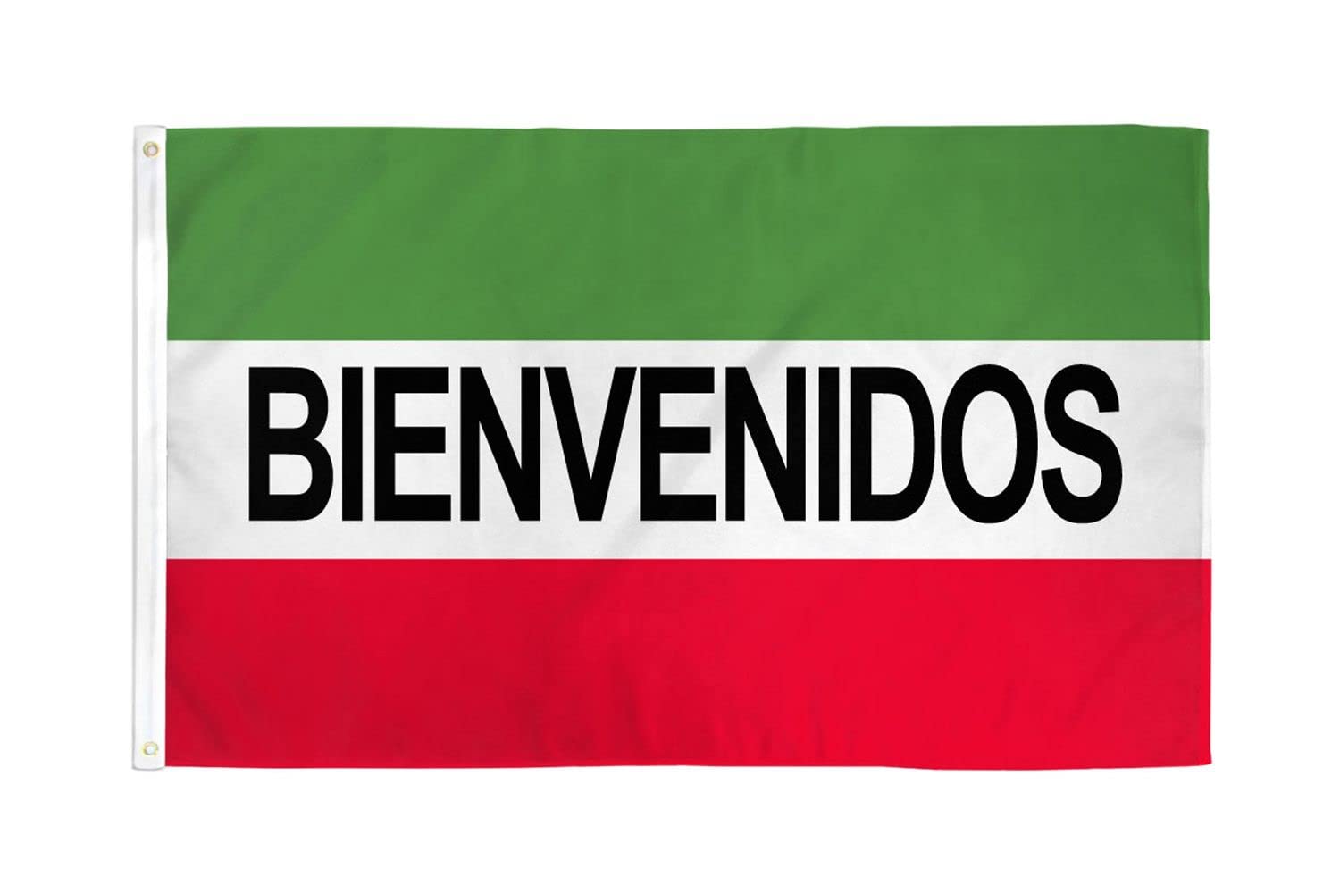 AZ FLAG - Bienvenidos Flag - 3x5 Ft - 100D Polyester Welcome Banner with Two Metal Grommets - Fade Resistant - Vivid Colors - 3' x 5' Feet - 150x90 Cm