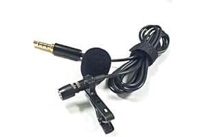 Mobile Phone Metal Lavalier Lapel Microphone Computer Recording Microphone Teaching Mini Condenser Mic Durability