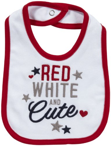 Carter's Bib - Red White And Cute-One Size