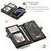 Zttopo 11 Pro Max Wallet Case, 2 in 1 Leather Zipper Detachable Magnetic 11 Card Slots Card Slots Money Pocket Clutch Cover with Screen Protector for iPhone 11 max 6.5 Inch