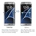 TANTEK [3-Pack Screen Protector for Samsung Galaxy S7 Edge,[Not Glass][Full 3D Coverage] TPU Film Curved Edge to Edge,Ultra Clear,Anti Scratch,Bubble Free,Case Friendly