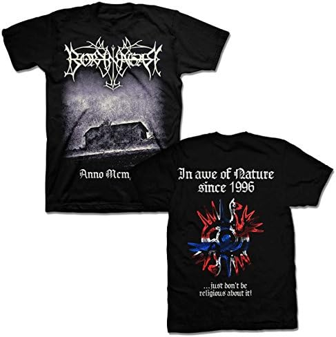 Borknagar - Mens Anniversary T-Shirt, Size: Medium, Color: Black