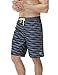 Tesla TM-MSB02-DGY_Large Men's Swim Trunks Quick Dry Water Beach MSB02