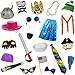 Kids Party Photo Booth Props - 15 Pc Set - Dress Up Props - Pretend Play Costumes - Costume Party by Tigerdoe