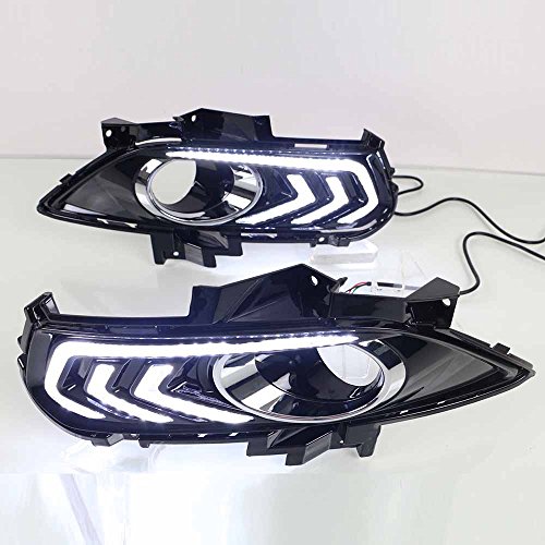 Vland for Ford Fusion Mondeo LED Daytime Running Lights Fog Lights 2013