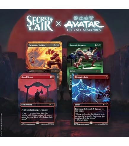 Amazon.com: Magic the Gathering Secret Lair x Avatar: The Last