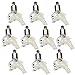 10 Pieces Screw Cap Dolphin Shape Glass Vial Pendant Necklace Pendant Mini Bottle Charms